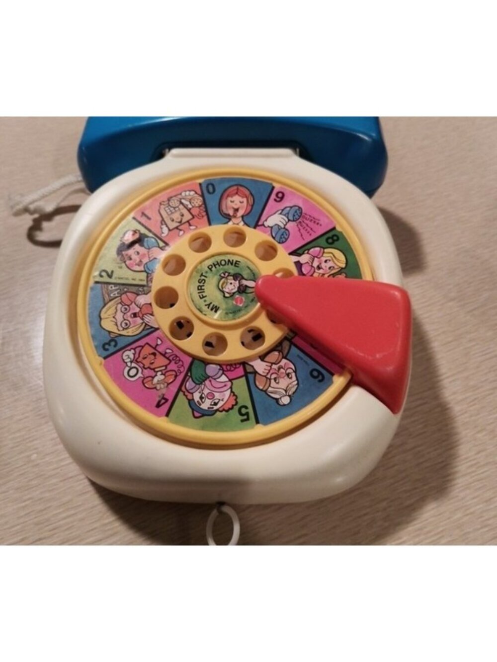 Vintage Fisher Price My 1st Phone See n Say Style Toy 1978-Works! Adorable
